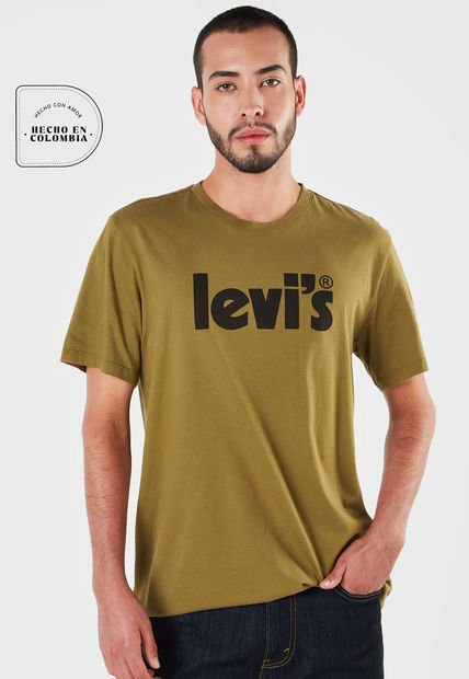 Camiseta Verde Oliva-Negro Levi's