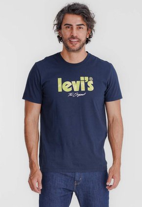 Camiseta Azul-Verde-Blanco Levi's