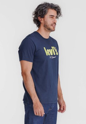 Camiseta Azul-Verde-Blanco Levi's
