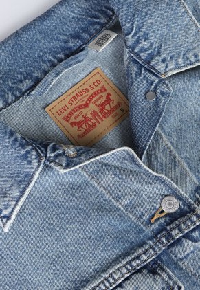 Chaqueta Denim Levi's Shrunken 90's Trucker Índigo Claro