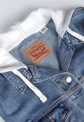 Chaqueta Denim Levi's Hybrid Trucker Comp Índigo Medio