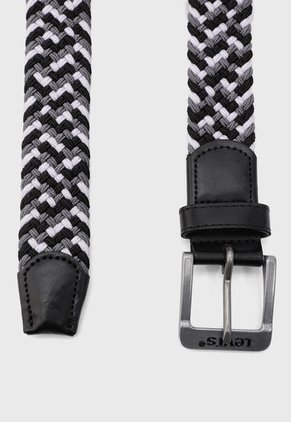 Cinturón Negro-Blanco-Gris Levi's