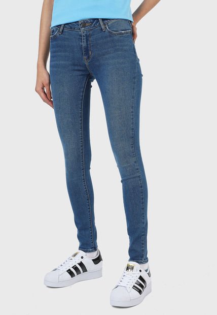 Jean Levi's 711 Skinny Fit Índigo Medio