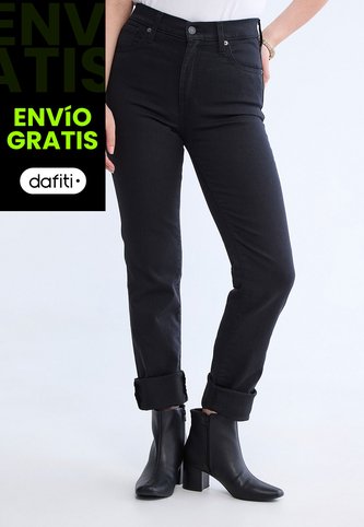 Jean Levi's 724 Slim Straight Fit Negro Levis