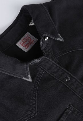 Camisa Denim Levi's Teadora Western Negro