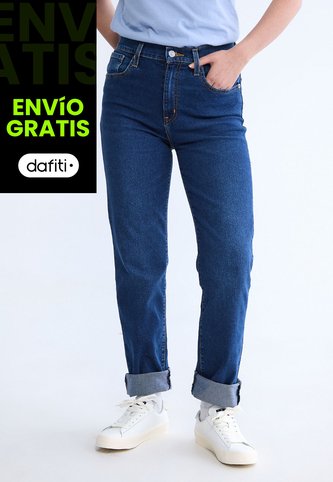 Jean Levi's 724 Slim Straight Fit Índigo Medio Levis