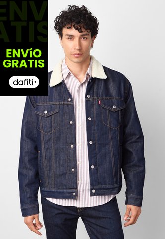 Chaqueta Denim Levi's Sherpa índigo Oscuro Levis