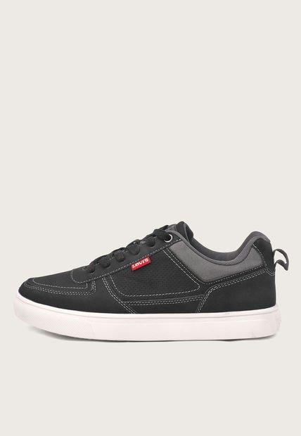 Tenis Lifestyle Negro-Blanco-Gris Levi's Liam