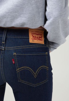 Jean Azul Navy Levi's 524 Skinny Fit