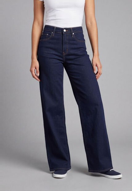 Jean Levi's 728 Wide Leg Fit Índigo Oscuro