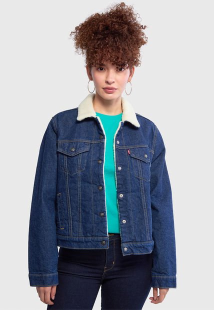 Chaqueta Levi's The Truker Índigo Oscuro