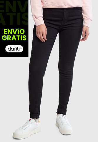 Jean Levi's 720 Super Skinny Fit Negro Levis