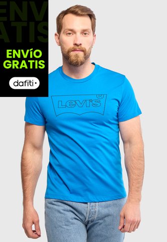 Camiseta Levi's SS Graphic Tee MX Azul Levis