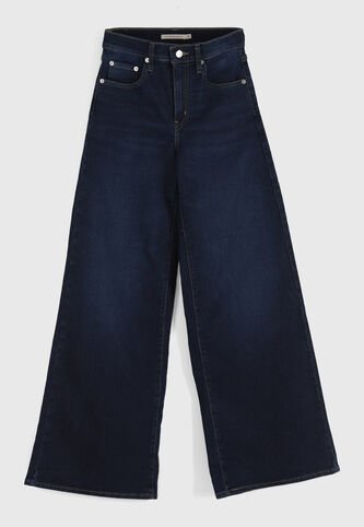 Jean Levi's 728 Wide Leg Fit Índigo Medio Levis