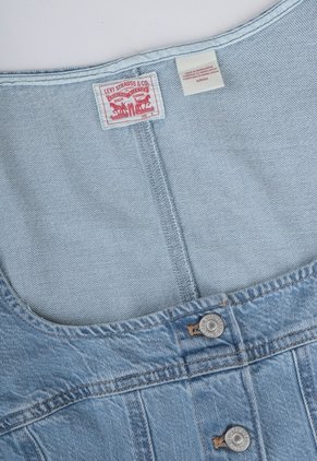 Vestido Corto Denim Levi's Índigo Claro