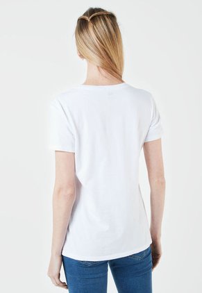 Camiseta Blanco-Rojo Levi's