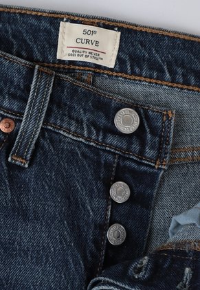 Jean Levi's 501 Curve Straight Fit Índigo Medio