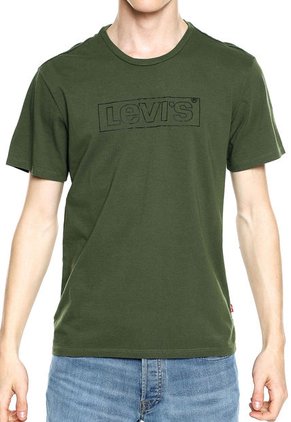 Camiseta Verde Oliva-Negra Levi's