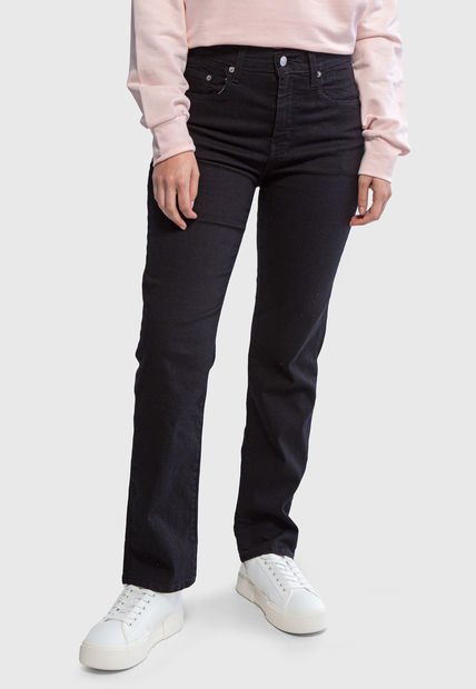 Jean Levi's 724 Slim Straight Negro