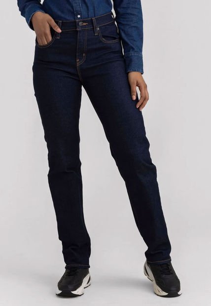 Jean Levi's 724 Slim Straight Índigo Oscuro