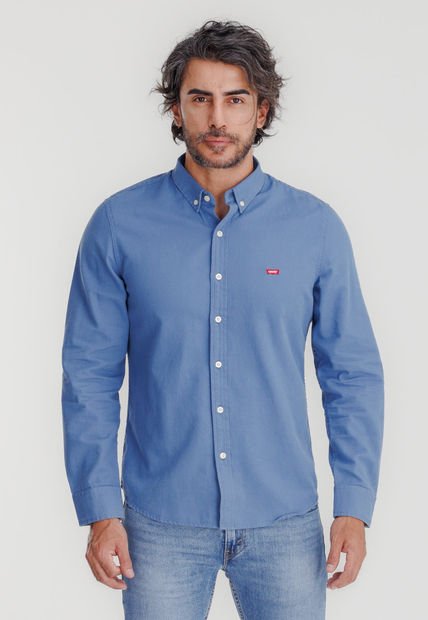 Camisa Azul Raf Levi's Classic Batwing