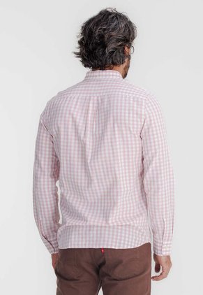 Camisa Palo Rosa-Blanco Levi's Classic One Pocket