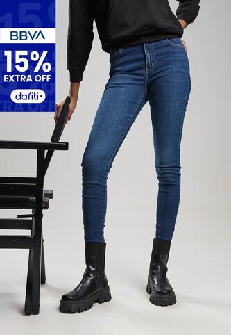 Jean Levi's 720 Super Skinny Fit Índigo Medio Levis