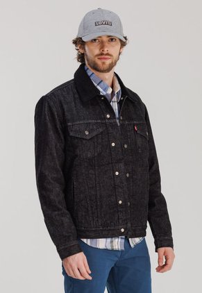 Chaqueta Denim Negro Levi's Sherpa Trucker