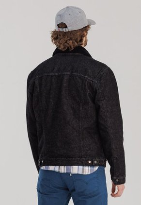 Chaqueta Denim Negro Levi's Sherpa Trucker