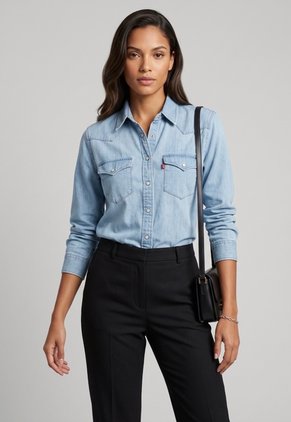 Camisa Denim Levi's Índigo Claro