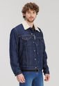 Chaqueta Denim Azul Oscuro Levi's Sherpa Trucker de Levis