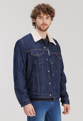Chaqueta Denim Azul Oscuro Levi's Sherpa Trucker