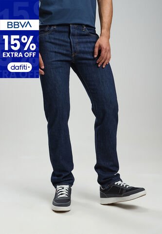 Jean Levi's 501 Straight Fit Índigo Oscuro Levis