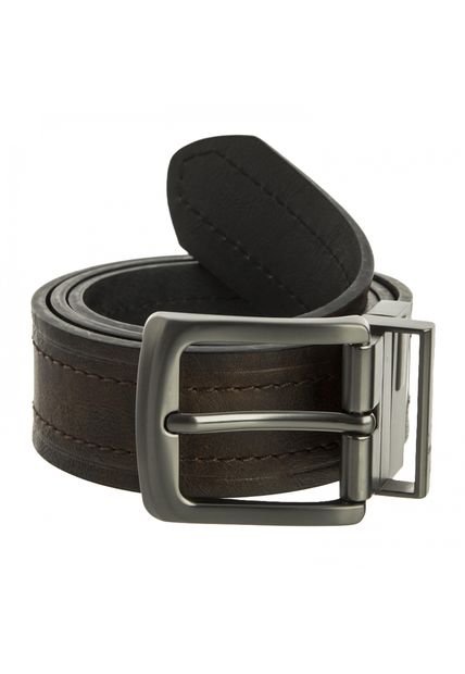 Accesorios Cinturones Cinturones de cuero Levi’s Levi\u2019s Cintur\u00f3n de cuero negro look casual 