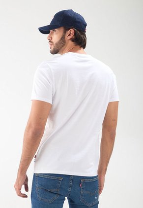 Camiseta Blanco-Verde-Celeste Levi's