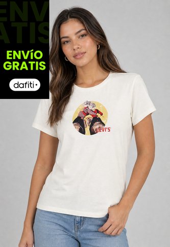 Camiseta Levi's Beige Claro Levis