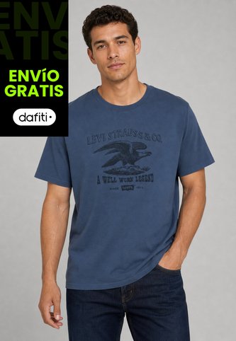 Camiseta Levi's Relaxed Fit Azul Levis