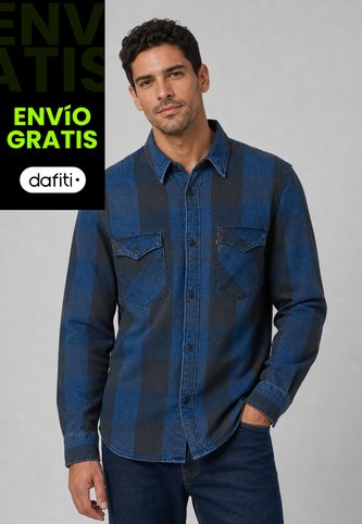 Camisa Denim Levi's Relaxed Western  Azul Levis