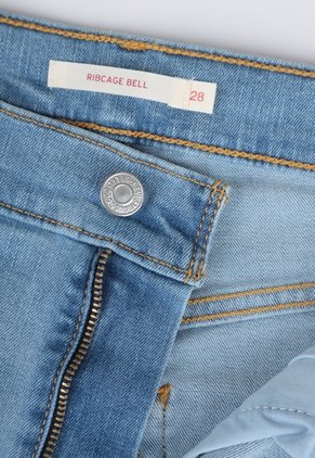 Jean Levi's Ribcage Bell Fit Índigo Claro