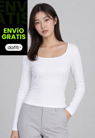 Camiseta Manga Larga Levi's Blanco Levis