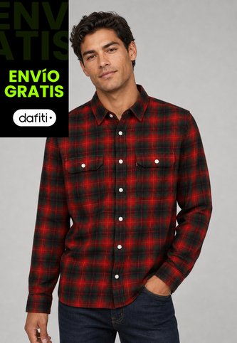 Camisa Levi's Jackson Worker Rojo Levis