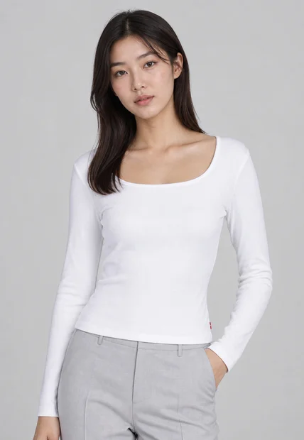 Camiseta Manga Larga Levi's Blanco