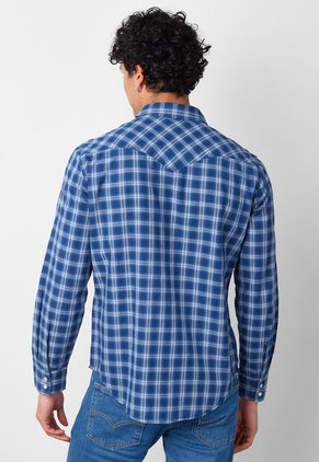 Camisa Levi's Classic Western Azul