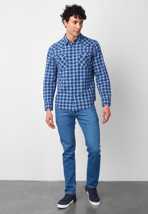 Camisa Levi's Classic Western Azul
