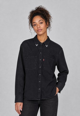 Camisa Denim Levi's Teadora Western Negro Levis