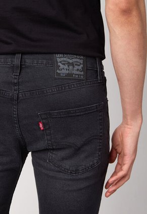 Jean Levi's 512 Slim Taper Fit Gris Oscuro