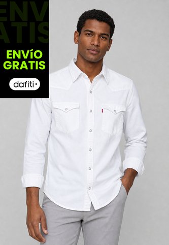 Camisa Denim Levi's Barstow Western Blanco Levis