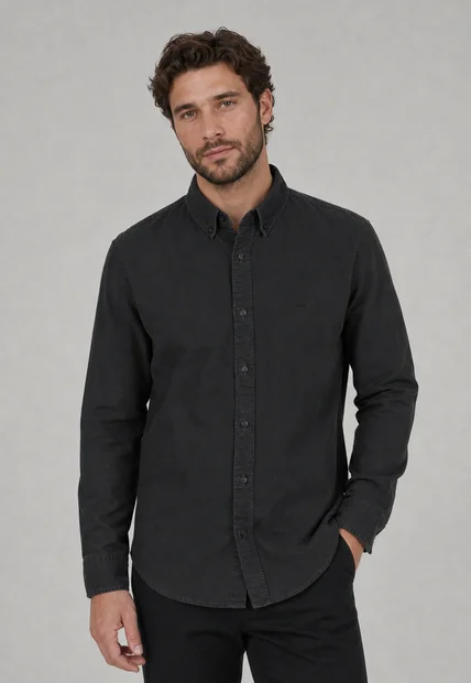 Camisa Levi's Gris Oscuro