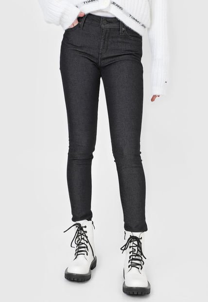 Jean Negro Levi's 711 Skinny Fit