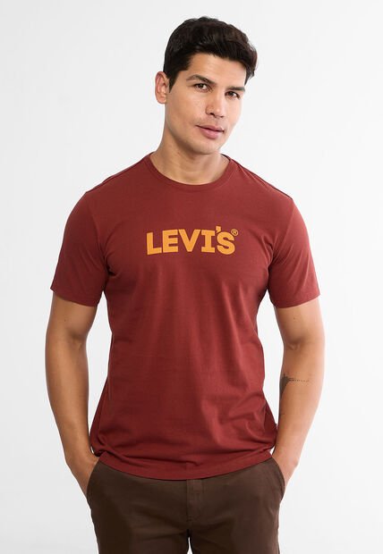 Camiseta Levi's Borgoña